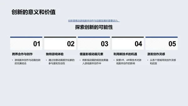 游戏剧本创新实践