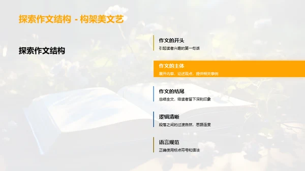 写作的艺术与习惯
