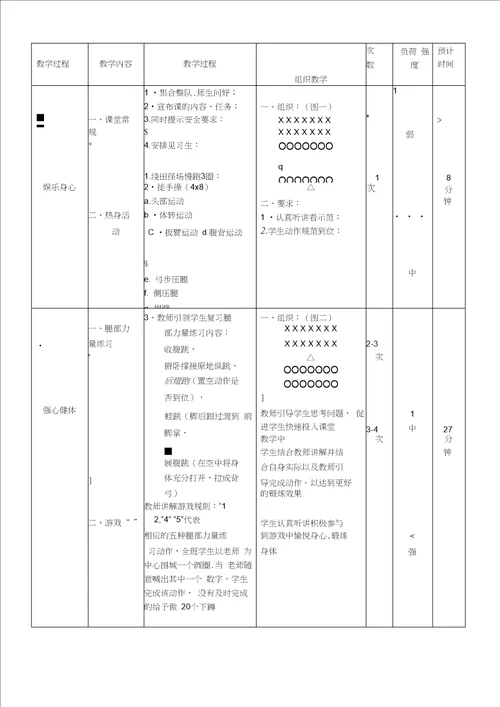 体育教学设计