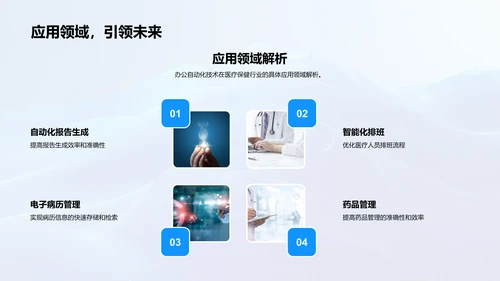 医疗办公自动化PPT模板