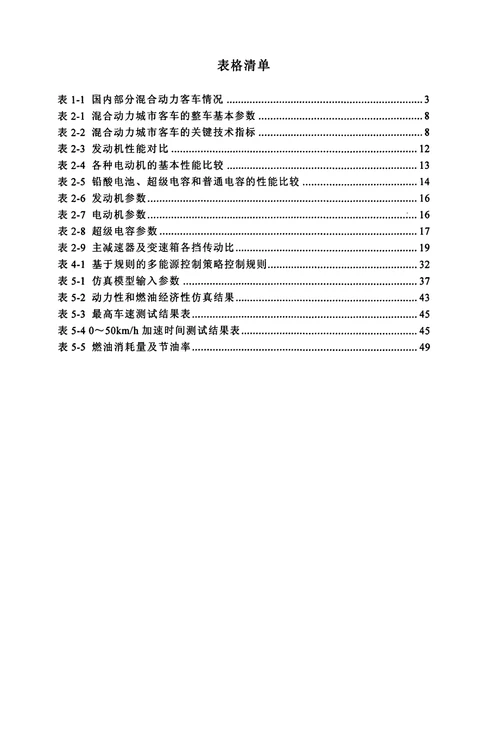 混合动力城市客车多能源控制策略研究车辆工程专业毕业论文