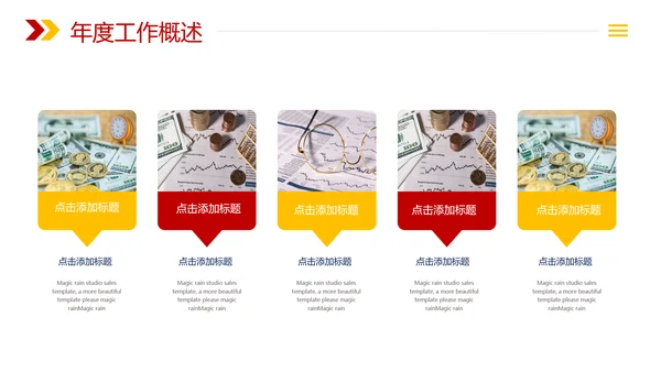 金融理财银行工作总结年终汇报PPT模板