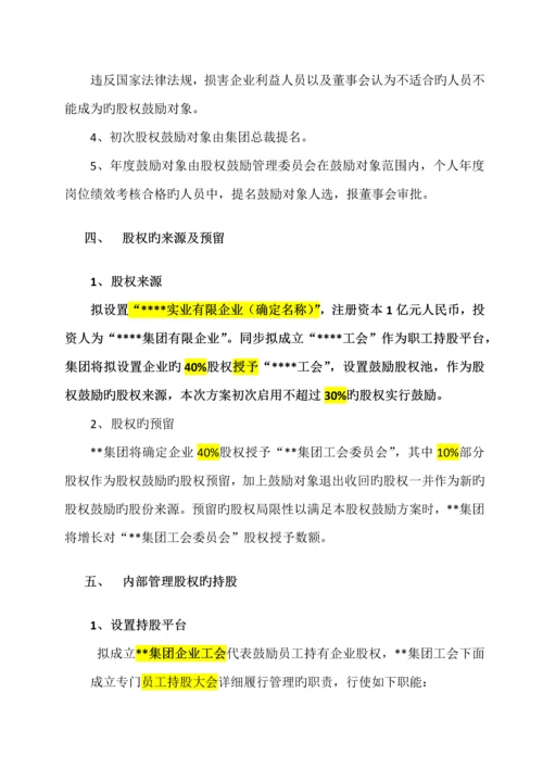 股权激励方案.docx