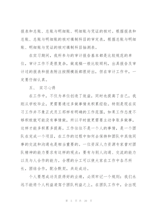 有关审计局实习报告4篇.docx