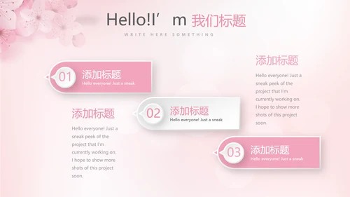 粉色唯美彩妆纹绣动态PPT