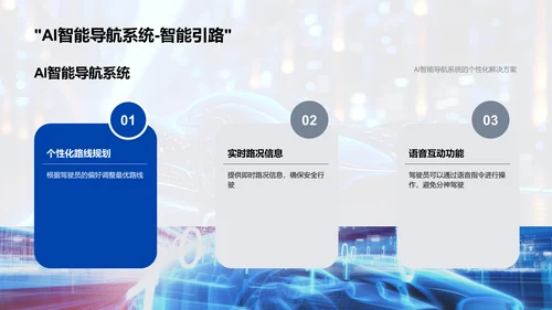 AI技术在汽车行业的应用PPT模板