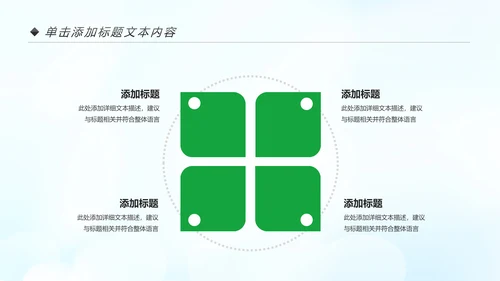 美丽中国绿色城市低碳环保节能PPT模板