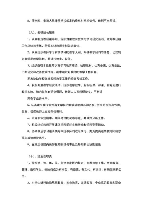 教师标准手册全新规章新版制度篇.docx