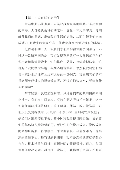 来自大自然的启示作文.docx