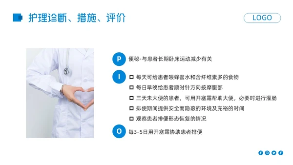 蓝色简约高血压脑出血护理查房PPT模板宣传PPT动态PPT
