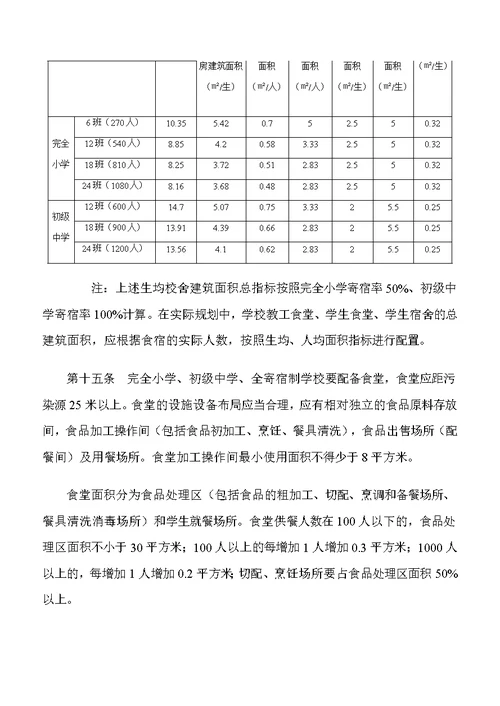 广西壮族自治区义务教育学校办学基本标准(试行)的通知(桂政办发〔2011〕164号)