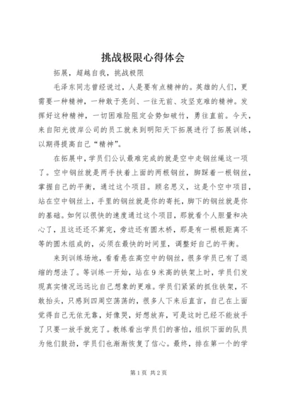 挑战极限心得体会 (4).docx