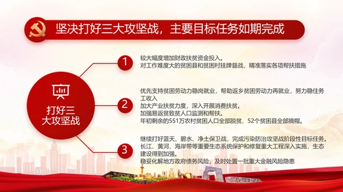 红色大气基层党建廉政述职报告PPT