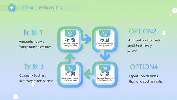 医疗年终工作总结新年计划PPT