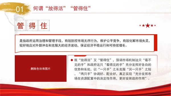 二十届三中全会既放得活又管得住畅通国民经济循环党课PPT