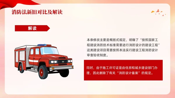 红色卡通遵守消防法规关爱生命安全PPT模板宣传PPT动态PPT全国消防日