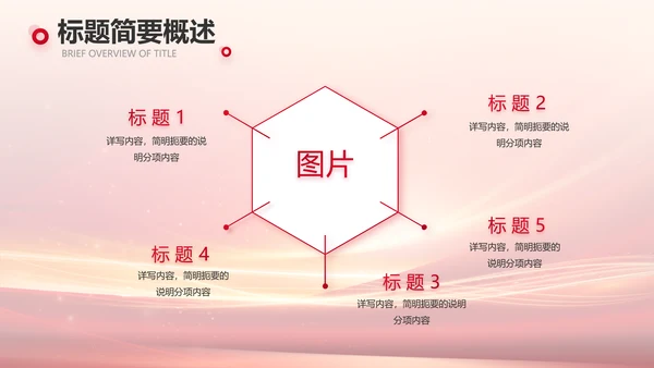 红色会议背景工作总结汇报动态PPT模板