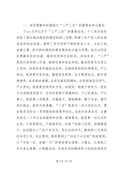 市政府“三严三实”专题党课讲稿精选.docx