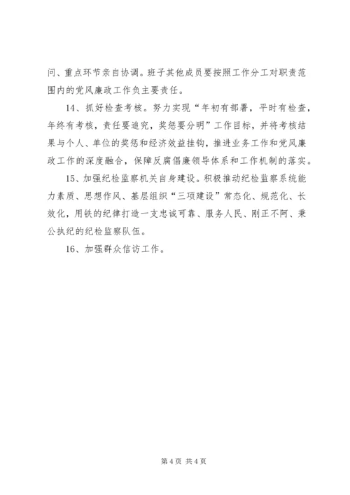 招商局党风廉政建设和反腐败工作意见.docx