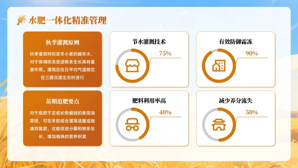 黄色插画风秋分农事农业培训PPT模板