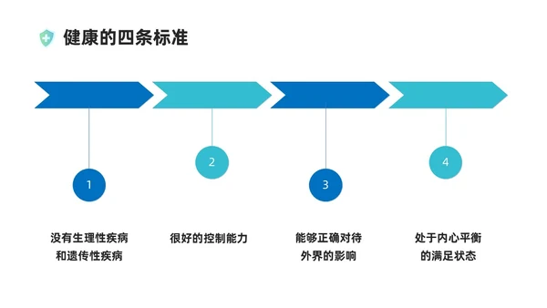 蓝绿色插画风管理好自己的健康培训课件健康管理