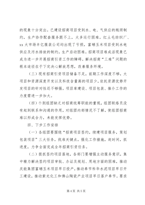 县政府招商引资工作汇报.docx