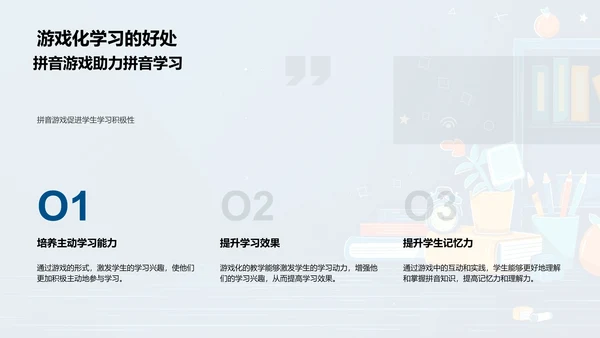 拼音知识游戏教学PPT模板