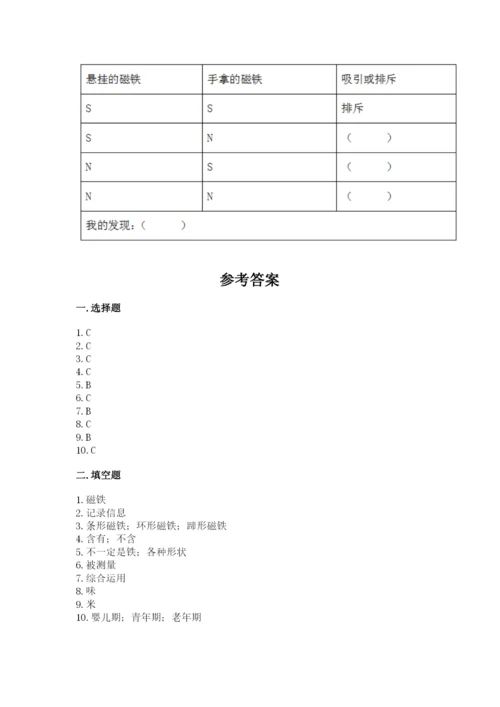 教科版小学科学二年级下册 期末测试卷附参考答案（典型题）.docx