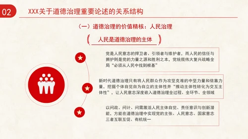 道德治理重要论述的时代意涵关系结构及目标指向专题党课PPT