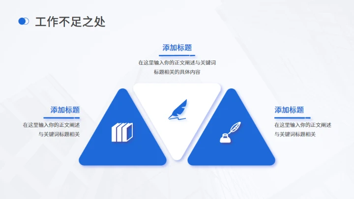 商务工作总结工作汇报通用PPT模板