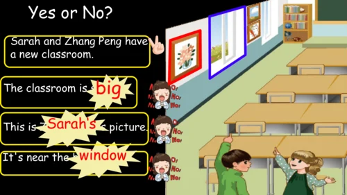 Unit 1 My classroom-Part A Let's talk & learn 课件(共