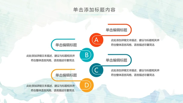 水彩钢琴音乐艺术培训工作述职ppt模板