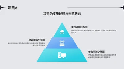 蓝色渐变风通用工作汇报PPT模板