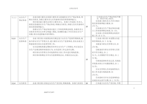 电力建设施工企业安全生产标准化规范及达标评级标准检查表.docx