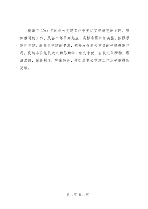 社区非公党建工作计划书.docx