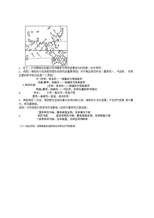 高中地理学业水平测试知识点复习提纲