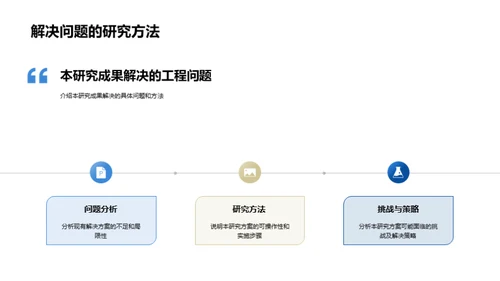 研究成果：工程问题解决新思维