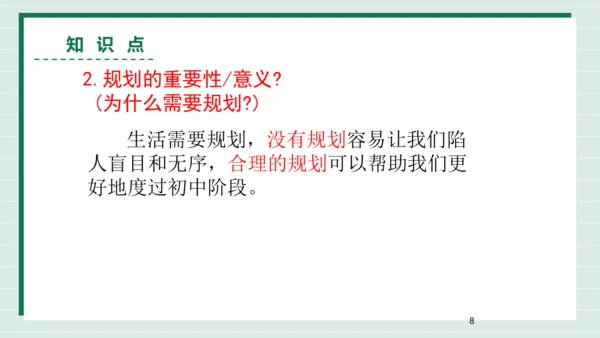 【2024新教材】1.2规划初中生活课件(共31张PPT)