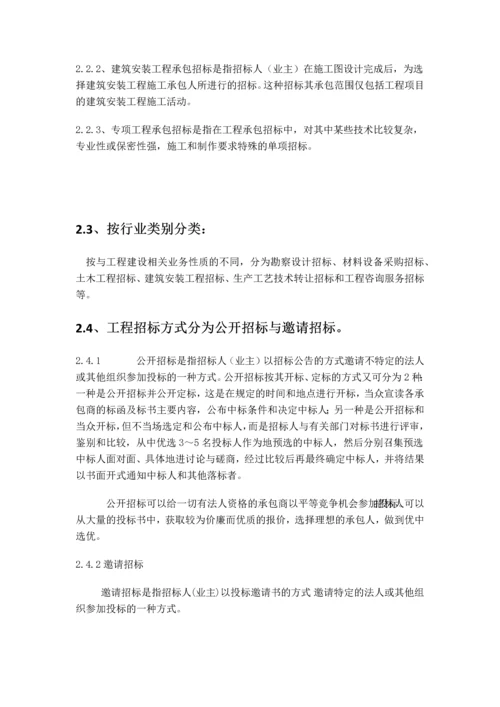 浅谈建设项目施工招投标.docx