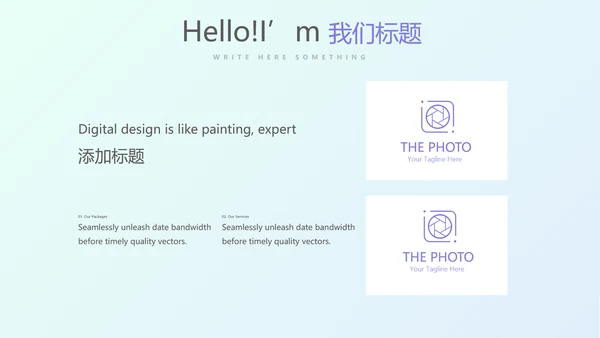 炫彩时尚公司产品介绍宣传通用PPT动态模板