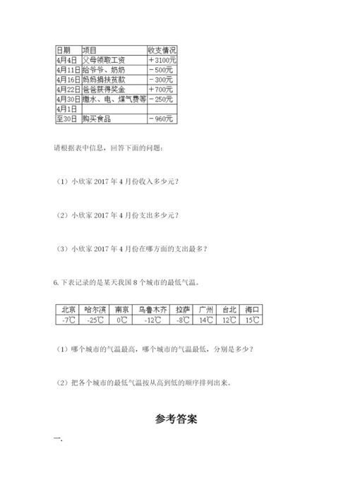 北师大版数学小升初模拟试卷附参考答案（综合卷）.docx