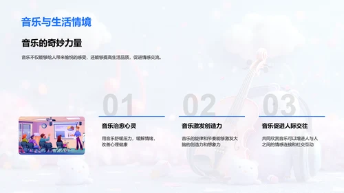 音乐欣赏教学PPT模板
