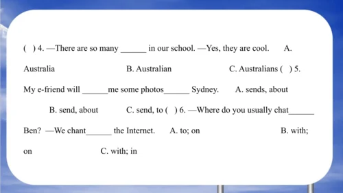 Unit 6 An interesting country Story time & Grammar