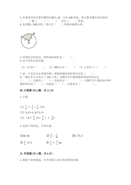 人教版六年级上册数学期末测试卷含答案（典型题）.docx