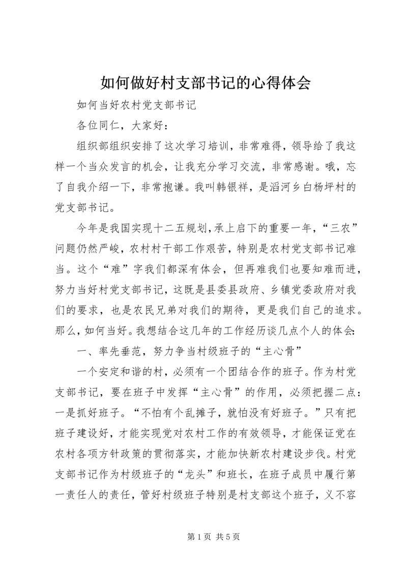 如何做好村支部书记的心得体会 (11).docx