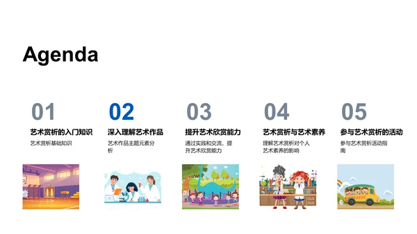 艺术赏析教学PPT模板