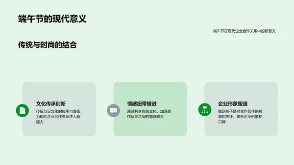 端午粽子与企业合作PPT模板