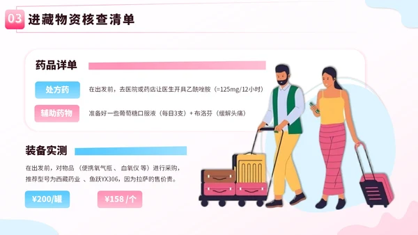 粉蓝色创意卡通风暑假旅游全攻略PPT模板