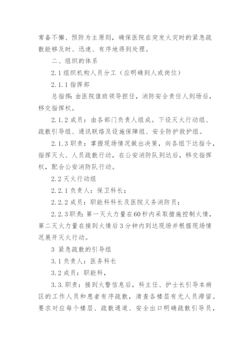 医院火灾应急预案.docx