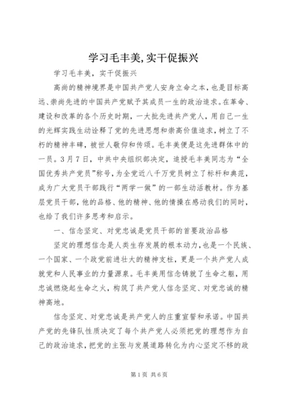 学习毛丰美,实干促振兴 (2).docx